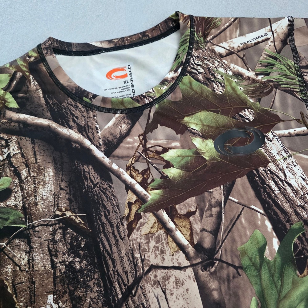 O'Rageous XL Realtree APG Camo Performance Short Sleeve Shirt Black Panels